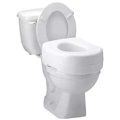 Elevated Toilet Seat Riser Handicap Tall Home Nursing Booster Standard Elongated • $49.31