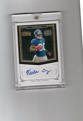 2010 National Treasures Gold Victor Cruz Auto Rc #/25 Ny Giants • $500