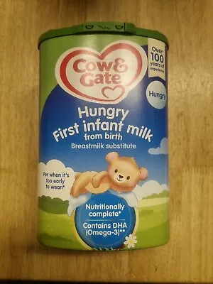 Cow & Gate Hungry Baby Milk Powder Formula From Birth 800g 02/25 • £9.99