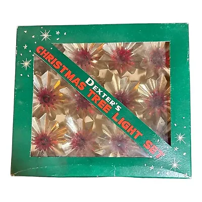 $29.96 • Buy Vintage Dexter’s Set 12 Light Decorators Christmas Tree Set~Lee Wards~Foil Stars