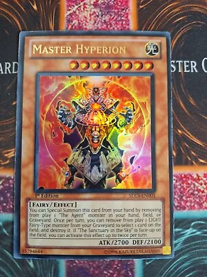 Yu-Gi-Oh! TCG Master Hyperion SDLS-EN001 Ultra Rare 1st Edition LP • $3.60