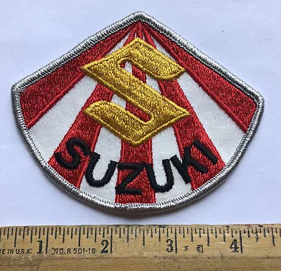 $11.25 • Buy Vintage Original Suzuki Motorcycle MC Racing Patch Biker Sunburst Logo