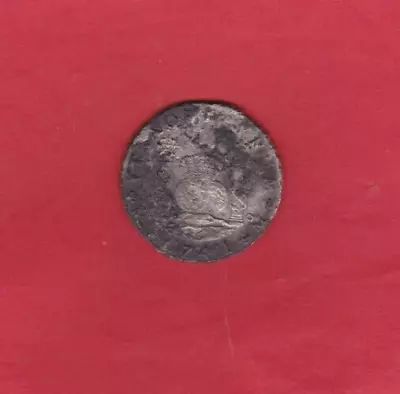 Stained 1741 Mexico Silver 8 Reales Shipwreck Coin In Fine Condition. • £350