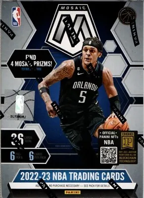 2022-23 Panini Mosaic Basketball Factory Sealed Unopened Blaster Box --- 6 Packs • $0.01