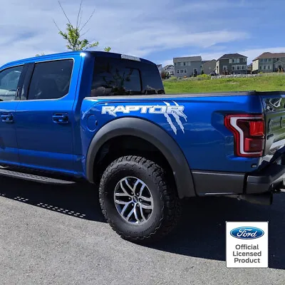 2017-2019 Ford Raptor Bed Graphics W/ Slash Vinyl Side Decal Stickers F150 2018 • $74.99