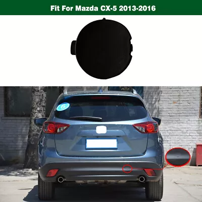 Rear Bumper Tow Hook Cover Towing Eye Cap For Mazda CX-5 2013-2016 • $5.98