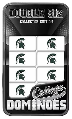 Officially Licensed NCAA Michigan State Spartans 28 Piece Dominoes Game • $19.99