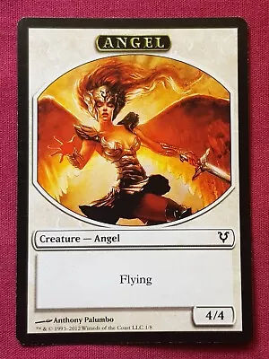 Magic The Gathering AVACYN RESTORED ANGEL Token Card MTG • £3.72