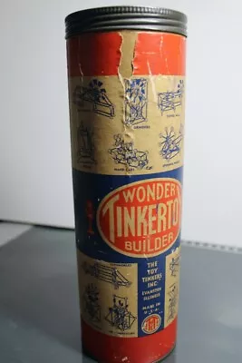 Vintage Wonder Tinkertoy Builder Set 96175 Lots Of Pieces Instructions • $9.99