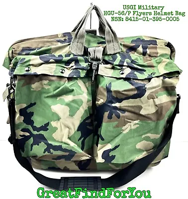 USGI Military HGU-56/P Flyers Helmet Bag NSN:8415-01-395-0005 • $67.99