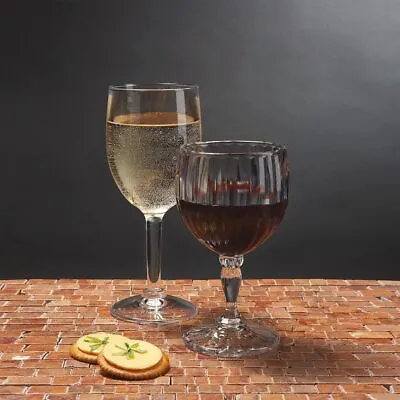 Heavy-Duty Reusable Shatterproof Plastic Wine (set Of 6) • $16