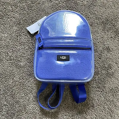 UGG Australia Dannie II Mini Backpack Clear Azul Blue New Dust Bag Handbag • $84.97