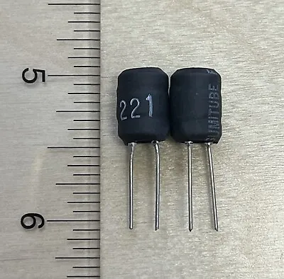 X5 Pcs Inductor 220UH High Current Rad J.W. Miller 6000-221K • $4.50