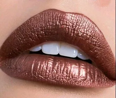 Models Own Liquid Metal Matte Lipstick - Brown/Copper Foil - MLG10 - 2.4g #12D43 • £2.95