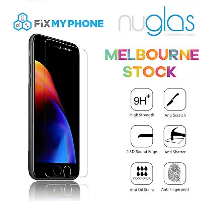 For IPhone 6 Genuine NUGLAS Tempered Glass Screen Protector Superior Protection  • $5.95