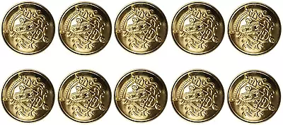 40Pcs Metal Gold Blazer Button Set Vintage Brass Buttons For Blazer Suits Coa • $11.75