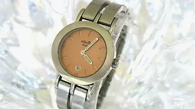 Ellesse Italia All Steel Case & Band  Bronze-Dial Date Quartz  Ladies Watch • $33