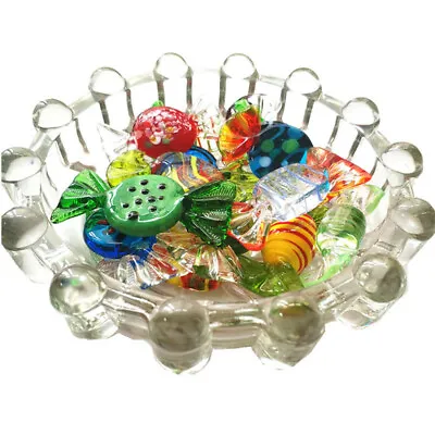 12 Piece Murano Glass Sweets Candy Ornaments Wedding Xmas Party Decor Fake Candy • $9.30