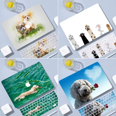 £7.19 • Buy Cute Dog Hard Case+Keyboard Cover For Macbook M2 Air 13 11 12 Pro 16 14 15 Inch