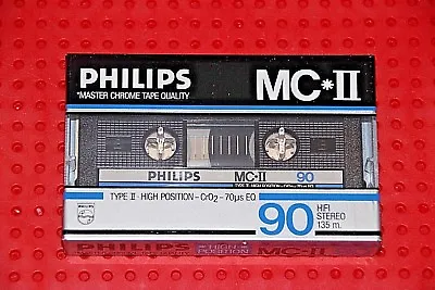 Philips  Mc Ii   90    Type Ii     Blank Cassette Tape   (1)    (sealed) • $22.49