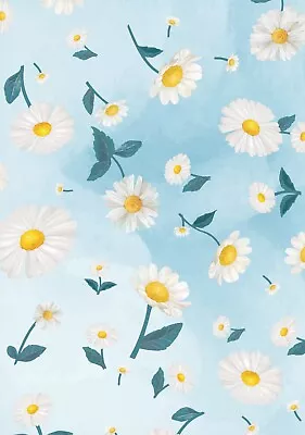 A4 Sheet Cute Daisy Flowers Vinyl Decal Stickers Decor Tiles Or Glass - A1251 • £4.99