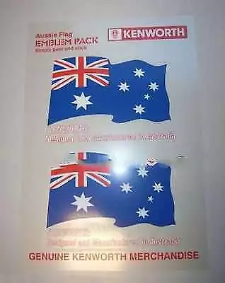 GENUINE KENWORTH Aussie Flag Emblem Pack. Part No KEPAC1 • $31.50
