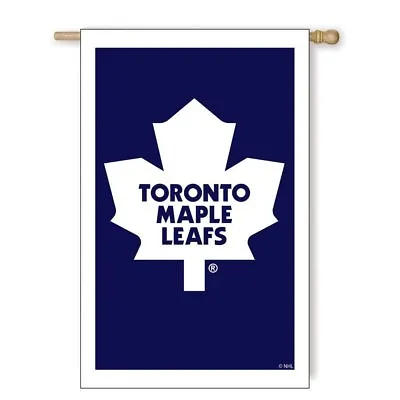 Toronto Maple Leafs NHL 28x44 Double (2) Sided Applique Banner Flag FREE US SHIP • $19.99