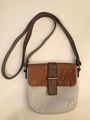 Authentic FOSSIL Crossbody Women's Cow/Lamb Hide Leather Bag Small • $21