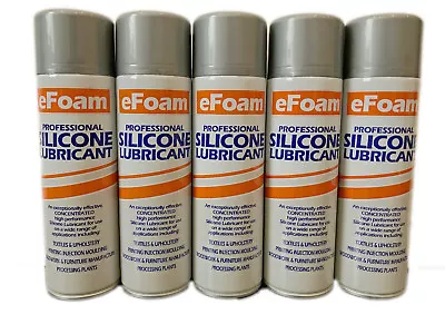 £34.80 • Buy SILICONE SPRAY LUBRICANT High Performance Multi Purpose 500ml Waterproof Efoam