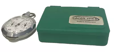 Vtg Alvin 1114 1/8  Scale Swiss Map Drafting Tool Rolling Scale Measuring J1 • $49.99