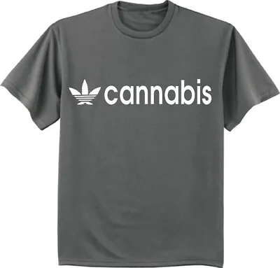 Mens Graphic Tees Cannabis 420 Pot Head Weed Stoner Clothing Funny Shirts • $11.95
