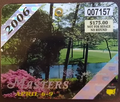 2006 Masters Badge - Golf • $25