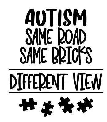 Autism Neuro Divergent Awareness Vinyl Die Cut Car Decal Sticker Yeti Laptop • $4.99