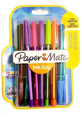 Paper Mate Inkjoy Ballpoint Stylo Bille - Medium Tip 1.0mm - Fun Colours X 18  • £6.99