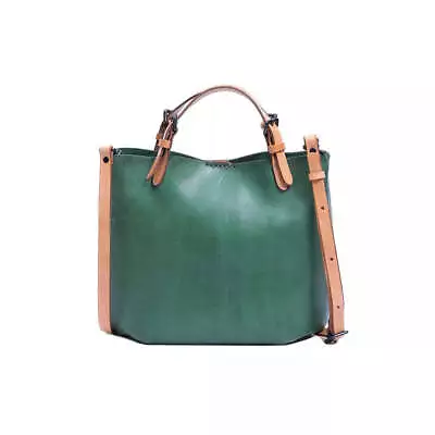 Vegetable Tanned Leather Mini Crossbody Tote Handmade • $126.50