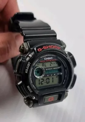 CASIO G-Shock 3232 DW-9052 Quartz Digital Black & Red 46mm Men’s Watch Tested  • $75