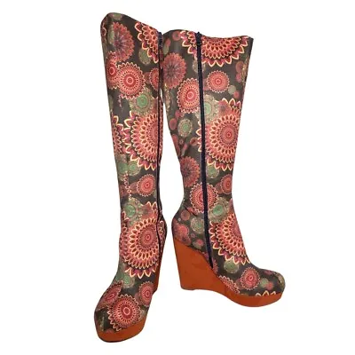 £95.26 • Buy  Desigual Naranja Trapani Boots 8 NIB VERY Hard To Find In N America MSRP $299