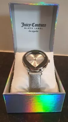 £29.99 • Buy New Juicy Couture Jc/1235 Ladies/women's Silver Heart Wrist Watch Wife/mum/aunty