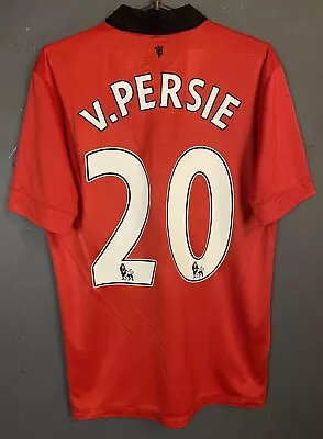 Men's Manchester United 2013/2014 Van Persie Soccer Football Shirt Jersey Size S • $101.99