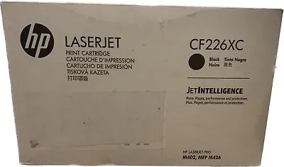 $199 • Buy Hp Genuine Original Cf226xc 26x Xc Black Laser Printer Toner Cartridge Cf226x