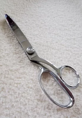 Vtg 40s-50s Wiss Pinking Shears Chrome Nickel Plated 1970408-2286874 Right Hand • $14.99