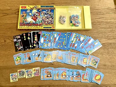 Super Mario Vintage Card Game 1985 Very Rare Bandai Nintendo With Box From JAPAN • $65