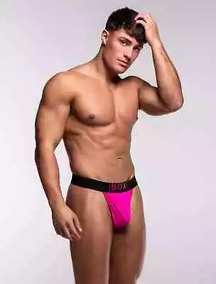 New Box Menswear Lux Thong Bold Pink Large • £12.69