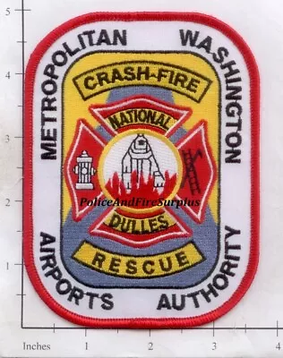 $3.99 • Buy Virginia - Dulles Airports Authority VA Fire Dept Patch - Crash Fire Rescue