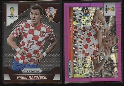 2014 WORLD CUP Prizm LIMITED EDITION PURPLE #120 Mario Mandzukic CROATIA 1/1 • $220.14