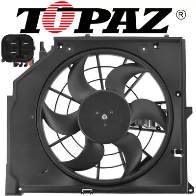 FOR BMW E46 99-05 325i 328i 330i Radiator Cooling Fan Assembly 17117561757 • $99.99