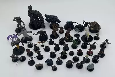 E17 D&D: Dungeons & Dragons Minis Lot 50 Figures All Pictured FREE SHIPPING • $42