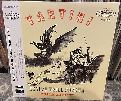 Erica Morini Tartini Devil's Trill Sonata Analogphonic NEW Pallas LP Analogue • $9.99