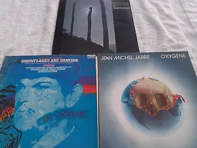 TANGERINE DREAM / JEAN MICHEL JARRE / TOMITA - 3 Great 70's Electronica Albums • £10.99