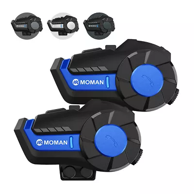 Motorcycle Wireless IntercomMoman H2 Wireless Helmet Communication System • $85.99